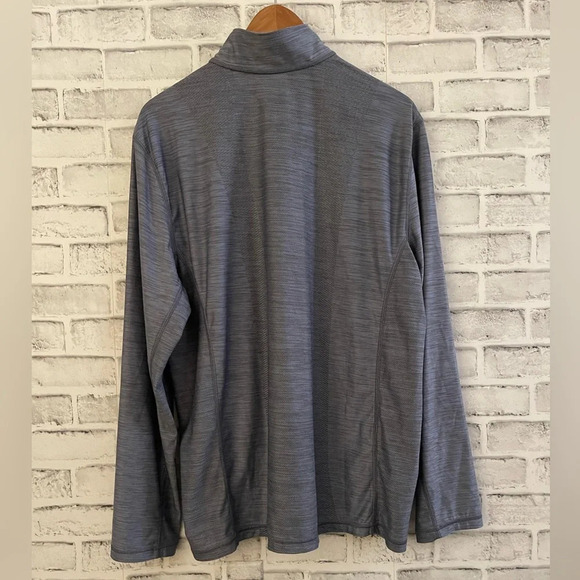 Men’s Tommy Bahama IslandZone blue heathered 1/4 zip light weight pullover Large - Picture 2 of 5